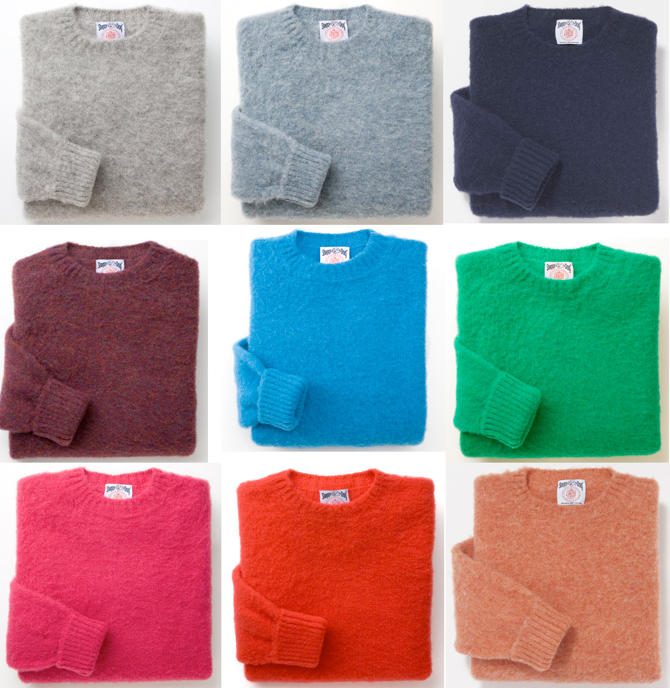 identical eye Shaggy Dog Sweater