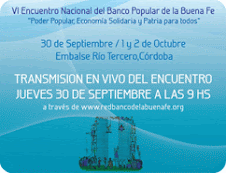 Transmisión online del VI encuentro nacional del Banco Popular de la Buena Fe.