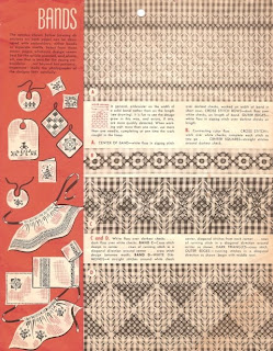 Lace n ribbon roses embroidery on gingham Lace n ribbon roses embroidery on gingham