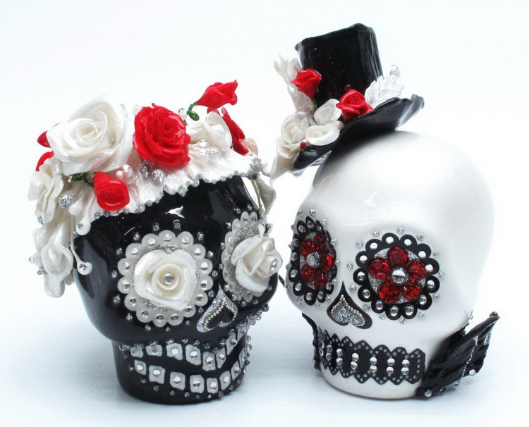 Skull Wedding Cake Toppers Skull Lover Wedding Cake