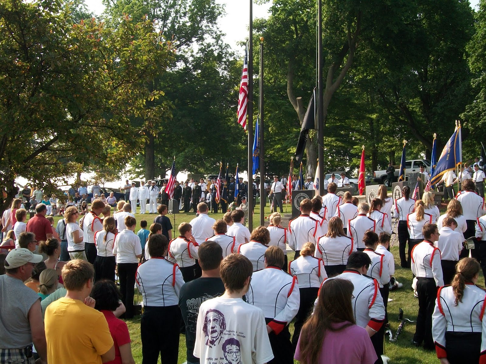 Freedom Memorial at Sunset View Cemetery in Jonesville Michigan