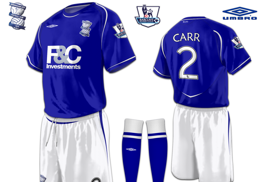 football kits design Birmingham City FC fantasy kits