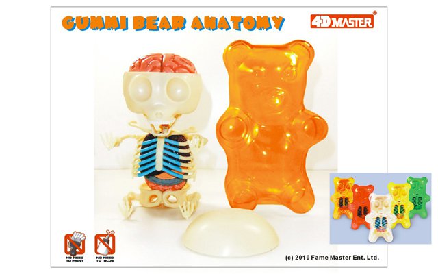 MoistProduction: 8" Anatomical Gummi Bear 3D puzzle (Available this Spring)