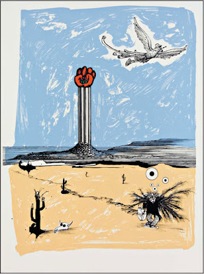 Memorial print by Ralph Steadman