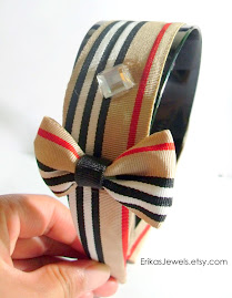 Burberry Inspired Bow Headband!