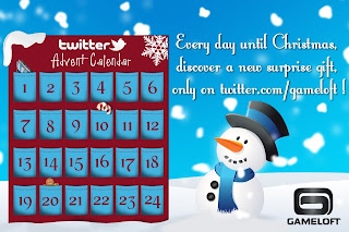Calendrier de l'avent Gameloft Calendrier de l'avent Gameloft
