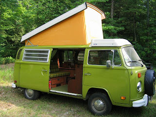 Passenger side with pop-top open