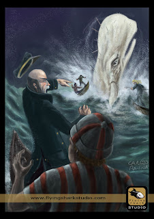 moby dick illustration