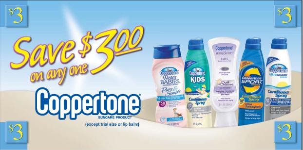 Sunscreen coupons