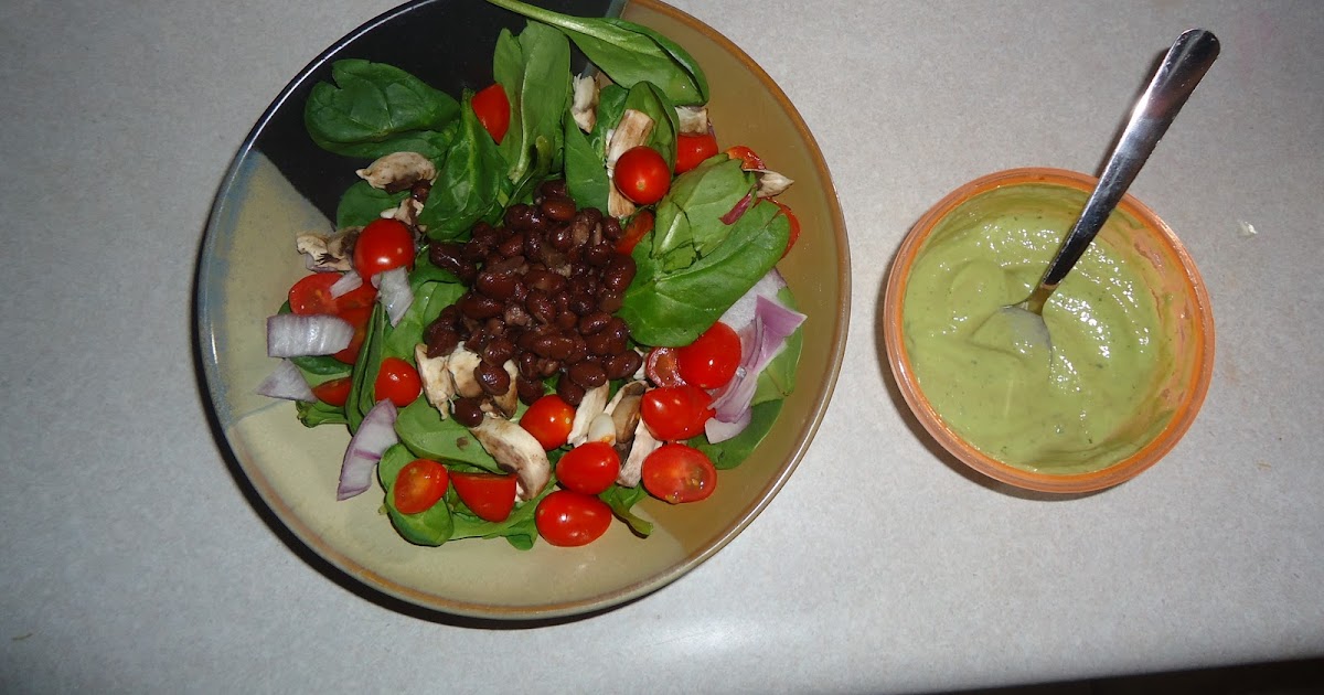 Today's Daniel Fast Recipe Black Bean Salad (or wraps) with creamy