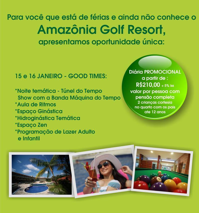 Tam Viagens Manaus Promoção Amazonia golf resort