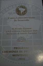 PREMIO A LA EXCELENCIA CIUDADANA - 2010