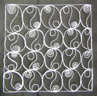 free motion quilting | Leah Day
