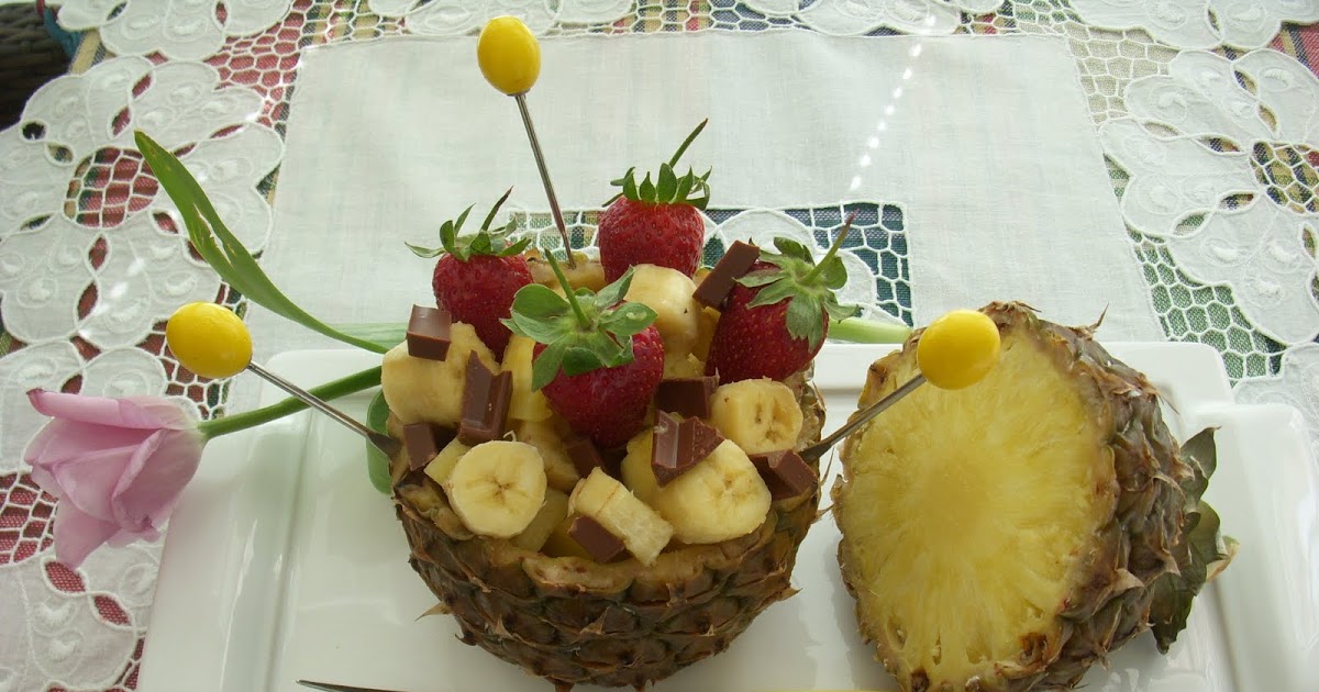 Bir Dut Masalı ANANAS ÇANAĞI ( MEYVE SALATASI )