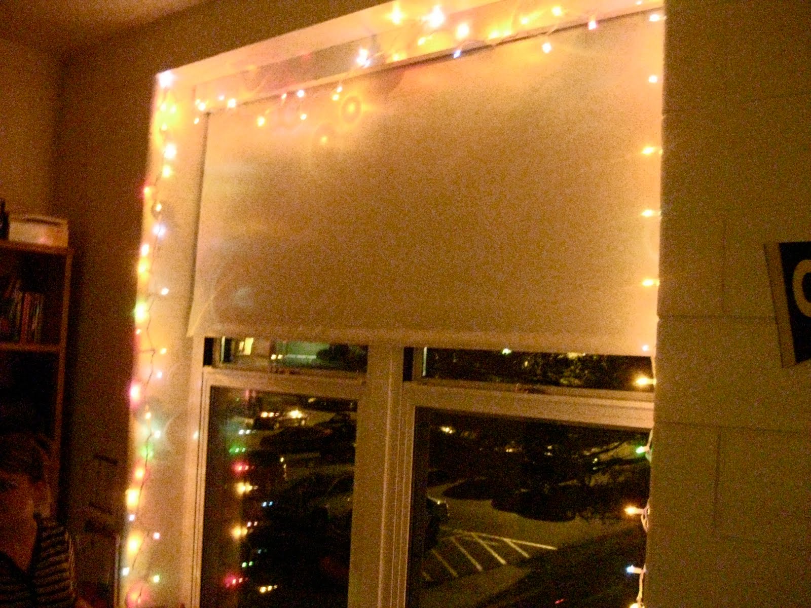 Musings of a Chocolate Lover Christmas Lights in the Dorm