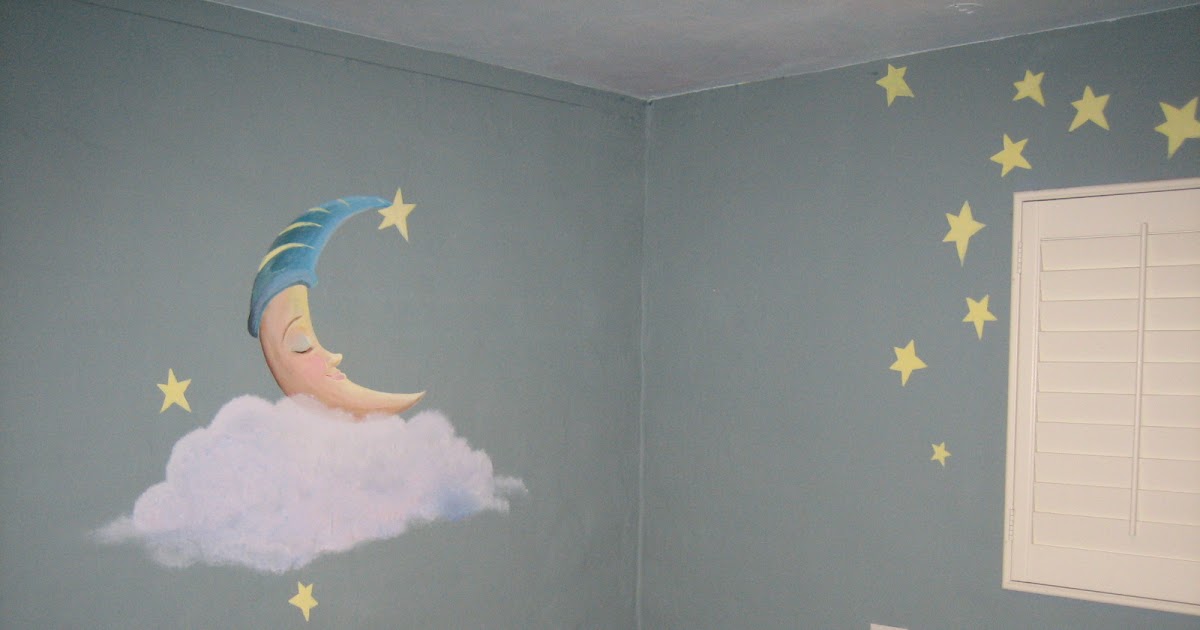 RAMYA BLACK Moon & Stars Nursery