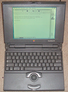 1994/5 Apple Mac laptop - PowerBook 150