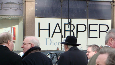 IAn Paisley preaching outside Belfast City Hall on a Friday lunchtime