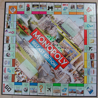Belfast Monopoly board