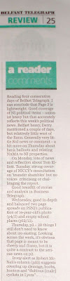 a reader comments - Belfast Telegraph