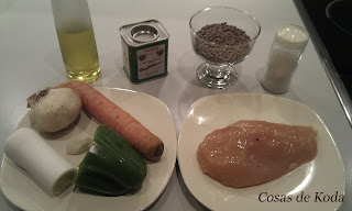 Lentejas con pollo