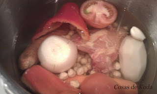 Sopa de garbanzos