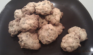 Galletas de chocolate blanco y pistachos