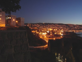 Princípio de noite em Valparaíso