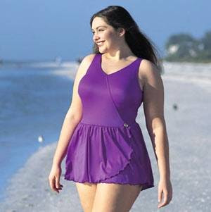 Teen Plus Size Swimwear Model