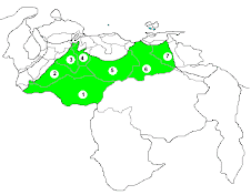 Mapa de Venezuela