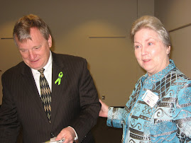 2008-09 NCITNS President Marion Stewart with NC Legislative Rep Dale Folwell