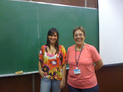 Professora Ana Gambardella e Carol