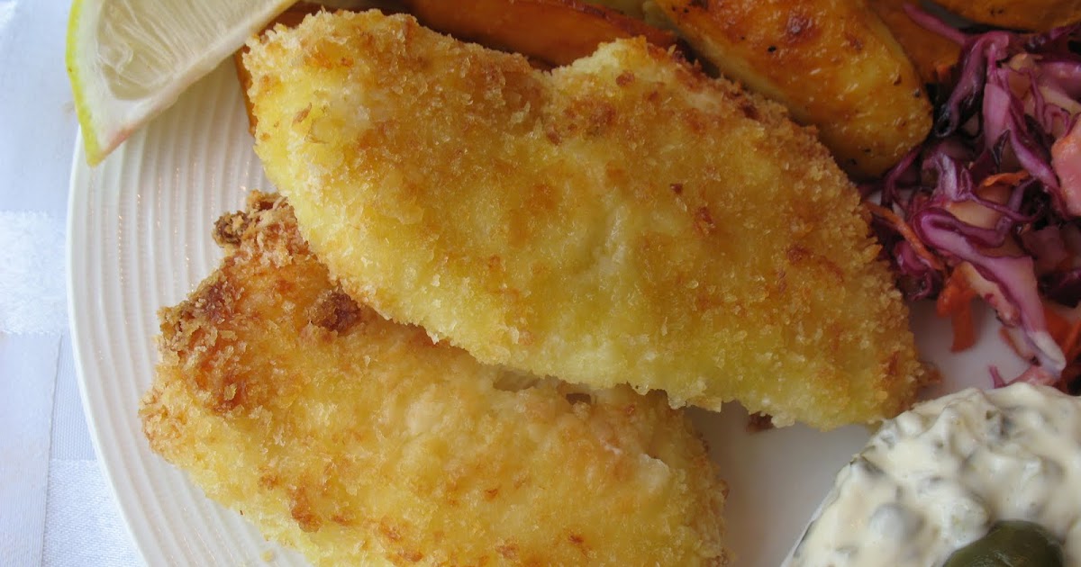 Anna's Table Panko Crusted Fish and Chips with Tartar Sauce