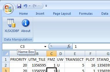 open dbf file