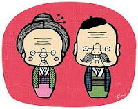 Redbloodsnow's Cute Cartoon Graphics© - Grandma + Grandpa