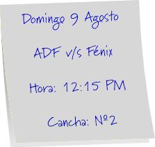 Fecha 13 Torneo Oficial 2009