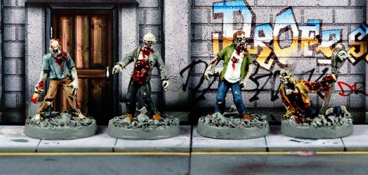 Vampifan's World of the Undead Studio Miniatures Zombies 02 Mob 2