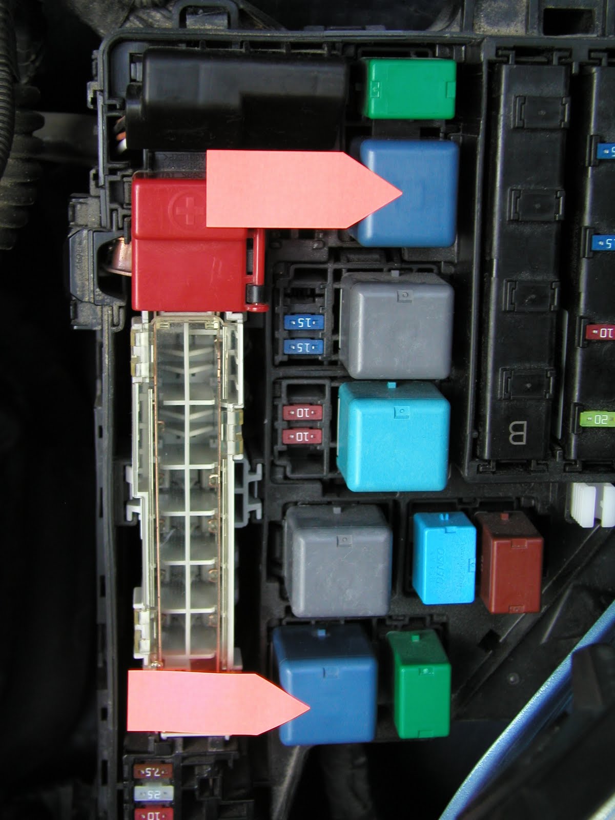 Hybrid How To: Second Generation Prius Repairs: Brake Pads ... 2001 toyota prius fuse box 