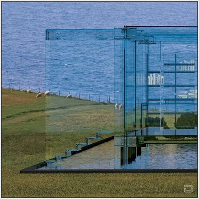 transparent house concrete art