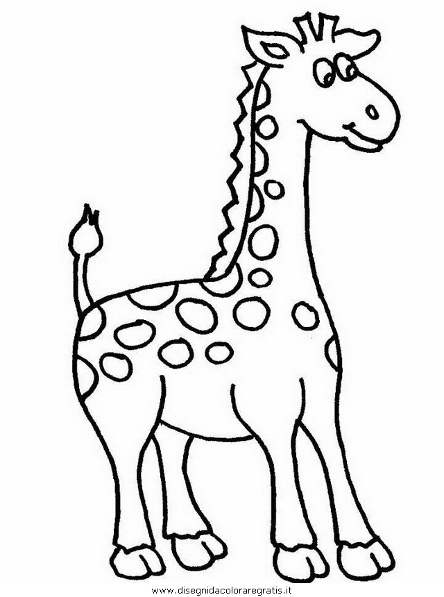Disegni da colorare di giraffe