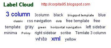 membuat label cloud