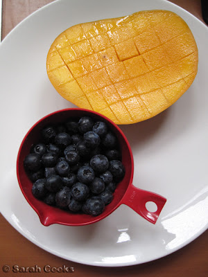 pancakes with fruit. Serving pancakes with fruit