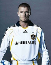 David Beckham, jugador de los Ángeles Galaxy