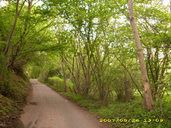 Capel y ffin approach to monastery