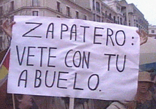 ZAPATERO EMBUSTERO zapatero embustero: