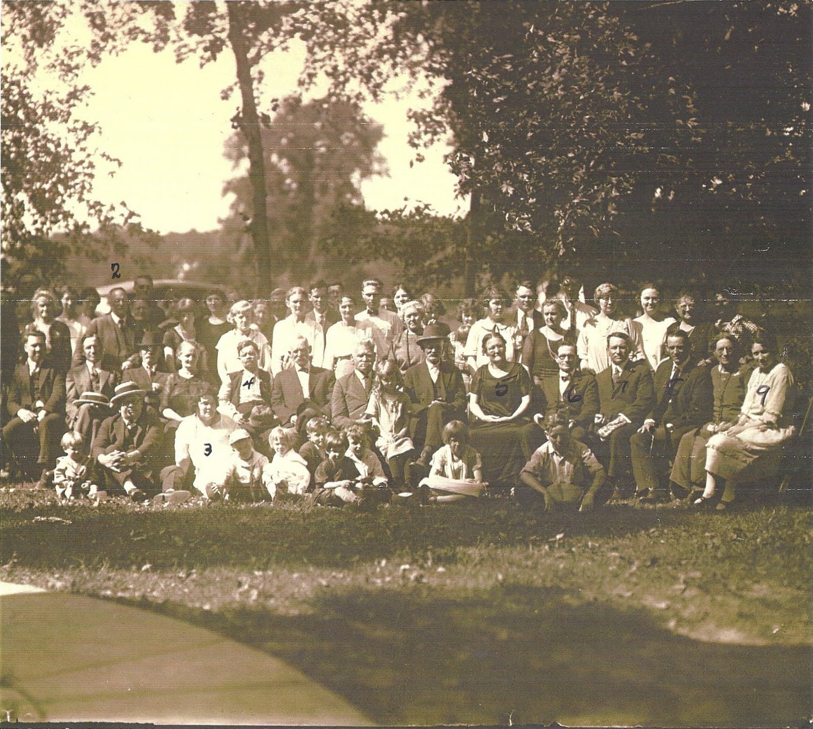 Anderson Family Reunion Illinois 1924