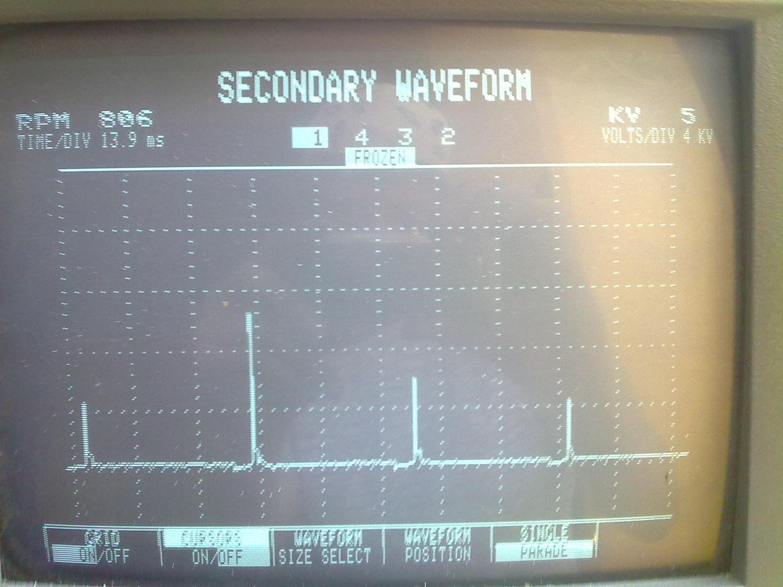 Autotronics WS8 Primary & Secondary Ignition Patterns