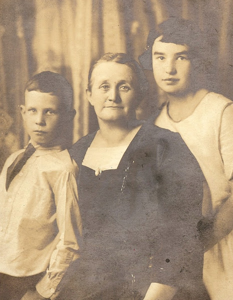 Belle Luckett Southard & her two children