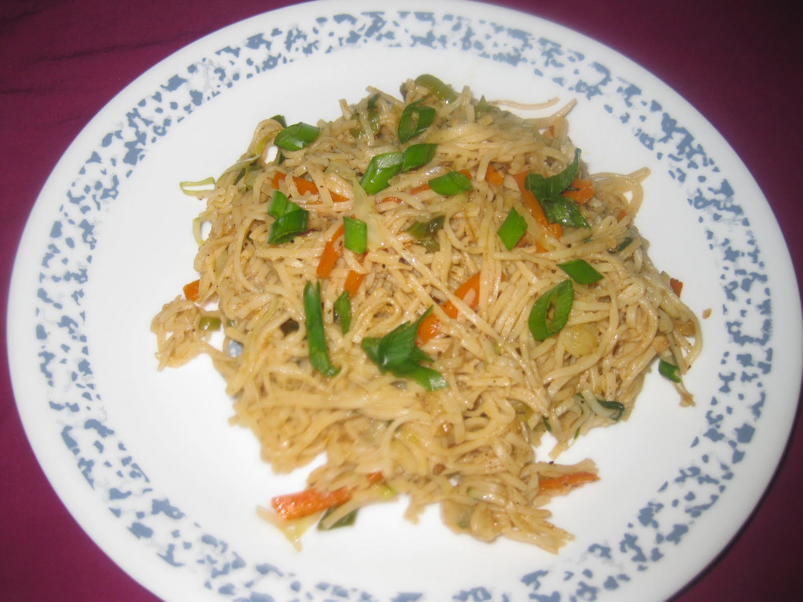 Divya's Recipes Indo Chinese Veg And Egg Noodles