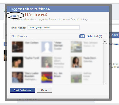 Selectionner tous ses amis Facebook Selectionner tous ses amis Facebook